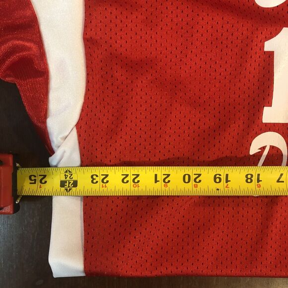 Champro Buck Buck 1974 Defensive Back 2XL  Football Jersey Red White Vintage - Picture 9 of 9